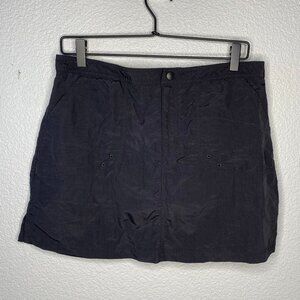 Land's End Black Skort